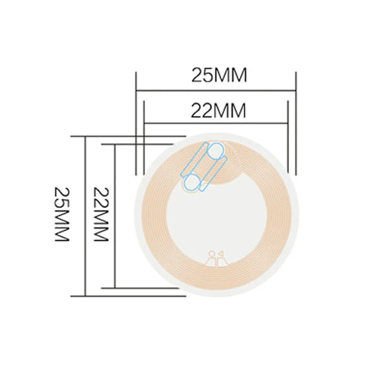 Etiqueta NFC regrabable e intercambiable, copia y clonación, CUID GEN2, aplicación Android, MCT Modificar bloque 0, 13,56 MHz, S50, 1K, 25 mm, 5 x 10 unidades 