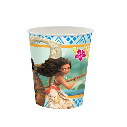 Talheres descartáveis de Tema Moana para Crianças, Copo e Prato, Suprimentos de Decoração para Meninas, Festa de Casamento, Aniversário, Novo