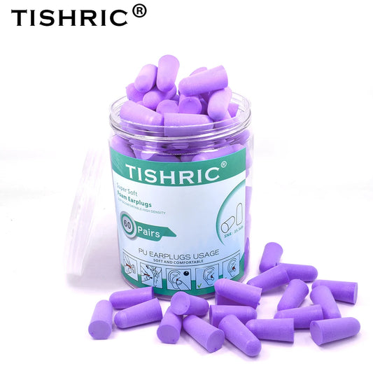 Earplugs, 30/20/30 Pairs Travel Ear Plugs Noise Reduction Rate 355dB Sound Insulation Ear Protection 