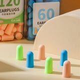 Tapones para los oídos de algodón con memoria, prácticos y a prueba de ruido, cómodos para dormir y con reducción de ruido. б gubу uy salud personal 