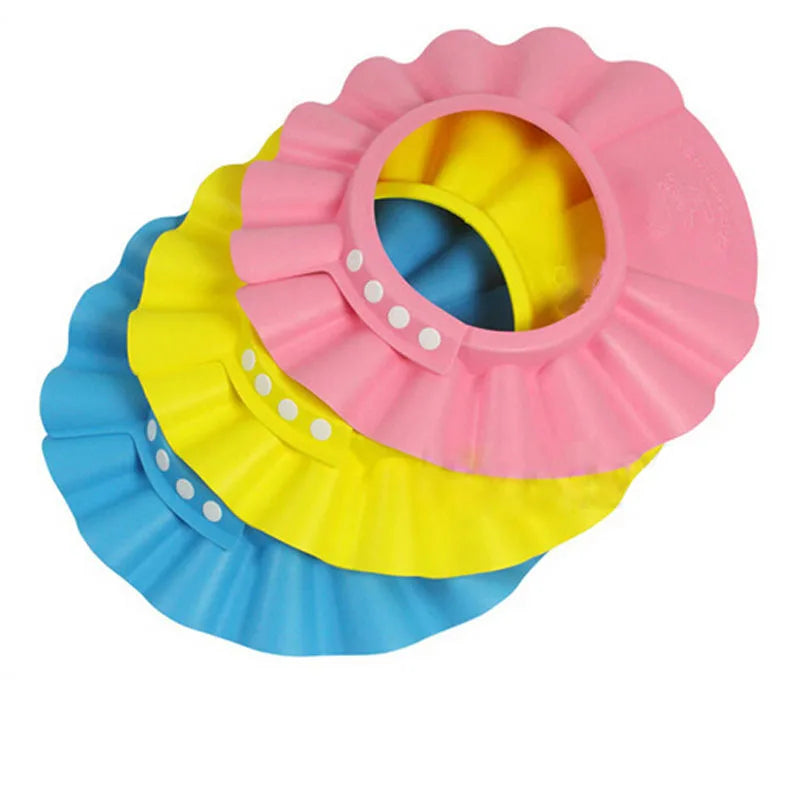 Adjustable Baby Shampoo Cap, Soft EVA Bath, Waterproof Hat for Kids, Wash Hair Protection, Infant Health Care Accessories, New 