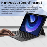 Tampa do teclado Bluetooth para Xiaomi Mi Pad 5, 6, 6 Pro, 6, 5, 6 Pro Case, Magic Keyboard, Blacklight, 11"