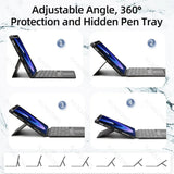 Tampa do teclado Bluetooth para Xiaomi Mi Pad 5, 6, 6 Pro, 6, 5, 6 Pro Case, Magic Keyboard, Blacklight, 11"