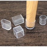 Tampas De Borracha Da Perna Da Cadeira, Almofadas Protetoras De Pés, Mesa De Móveis, Cobertura Contra Poeira, Nivelamento De Pés Protetores De Chão, 4Pcs por Conjunto