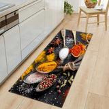 Felpudo moderno para cocina, entrada, pasillo, dormitorio, sala de estar, decoración, balcón, baño, antideslizante, largo 