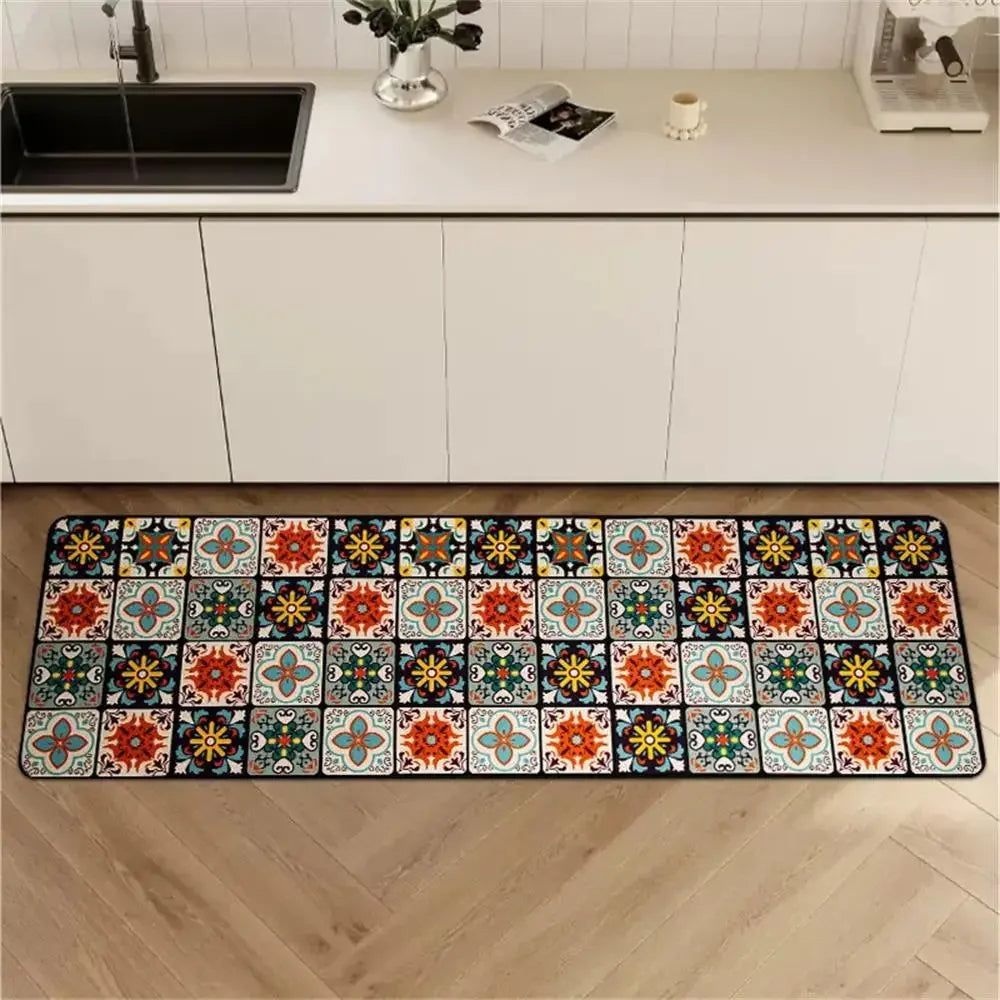 Tapetes de cozinha antiderrapantes para sala de estar, tapete de longa área, tapete, tapete de entrada, decoração de casa