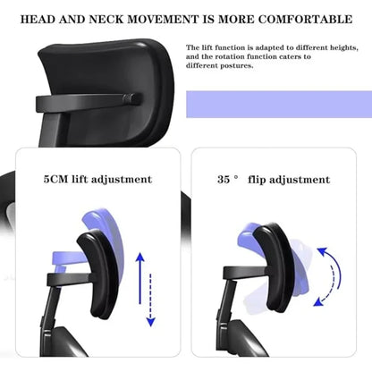 Fabric Office Chair Headrest, Head Support Cushion, Computer Chair, Neck Pillow, Attachment Work Chairs 