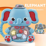 Teclado Piano Eletrônico Animal para Bebês, Brinquedo Educacional Infantil com Música de Iluminação, Música Infantil, 18M +