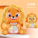 Teclado Piano Eletrônico Animal para Bebês, Brinquedo Educacional Infantil com Música de Iluminação, Música Infantil, 18M +