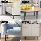 Adjustable Telescopic Bed Beam Support Legs, Square Support Legs, Extension Metal Sofa Feet, Bedroom and Office Furniture, High Quality, 1Pc 