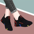 Tenis Feminino 2024 Women Vulcanized Shoes Air Mesh Light Soft Sneakers Female Flats Platform Lace Up Casual Shoes Basket Femme 
