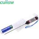 Digital Meat Thermometer for BBQ Stainless Steel Foldable Food Meat Turkey Thermometer 