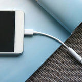 Tipo C Adaptador Aux para iPhone, Cabo de áudio para Huawei, Xiaomi, Redmi, POCO, Samsung, 3,5mm a 8Pin, 3, 5 Jack, 3,5mm