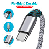 Cable de carga rápida tipo C a tipo C PD, cable de extensión para iPhone 15 Pro Max, Huawei, Xiaomi, Samsung, 60 W, 3 m, 5 m, 8 m, 10 m 
