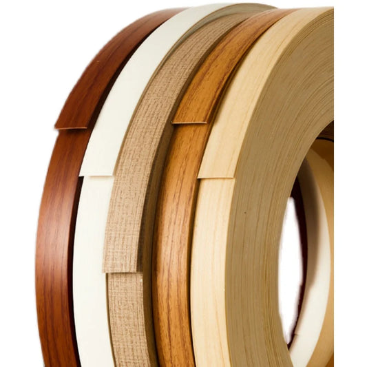 PVC decorative edge strip, adhesive, furniture cabinet, wood surface, table edging tape, width 2cm, 1m 