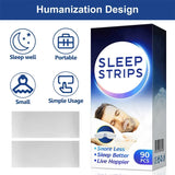 Tiras antirronquidos para dormir para hombres y mujeres, parche para la boca cerrada, parche respiratorio, 90 unidades por caja 