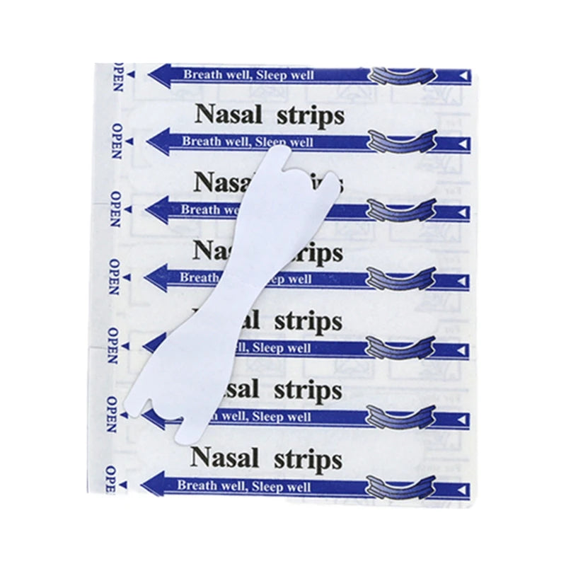 Tiras nasais transparentes para ronco, anti-ronco adesivo, melhor respiração do nariz, reduzir ferramenta ronco, cuidados de saúde, parar ronco patch, 50 pcs/lot