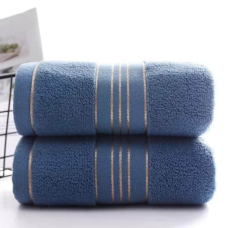 Toalla absorbente gruesa de algodón puro, de absorción rápida, suave y de secado rápido. 