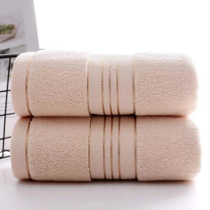 Toalla absorbente gruesa de algodón puro, de absorción rápida, suave y de secado rápido. 