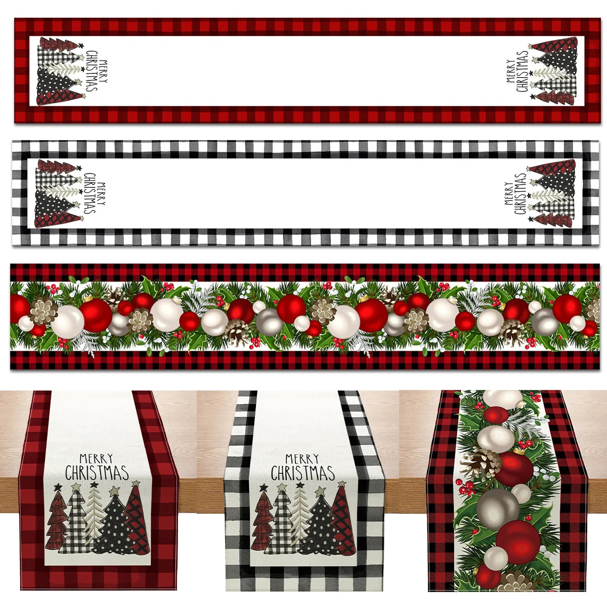 Christmas Tablecloth, Linen Table Flag, Table Cover for Christmas Decorations for Home, Navidad Noel, Gifts, Snowman Tablecloth 
