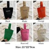 Large Capacity Canvas Tote for Women, Casual Handbags, Letters Shoulder Bag, Crossbody Shopper Bag, Purse 