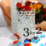 Transparent Grow Home &amp; Garden Crystal Soil, Water Beads, Room Decor Balls, Wedding Decor, Gel Pearls, Hydrogel Orco Muds, 600g 