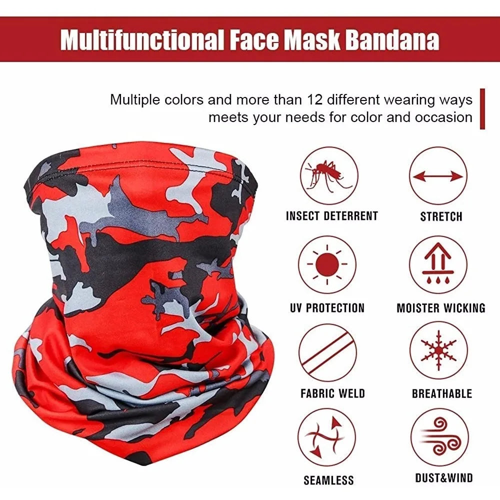 Multi-purpose turban for men and women, riding scarf, cycling bandana, sunscreen, ice silk, outdoor fishing, hiking headwear, mask 