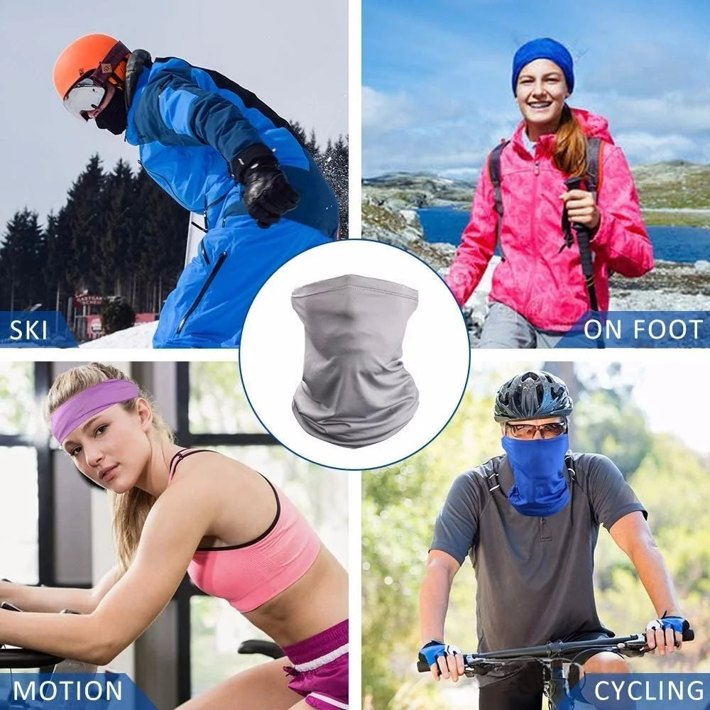 Multi-purpose turban for men and women, riding scarf, cycling bandana, sunscreen, ice silk, outdoor fishing, hiking headwear, mask 