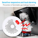 Sensor de gas natural Tuya Zigbee para hogares inteligentes, detector de fugas de gas GLP y combustible doméstico, protección contra incendios 