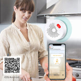 Tuya Zigbee-Smart Home Natural Gas Sensor, Household Fuel, LPG Gas Leakage Alarm Detector, Fire Safety Protection 