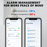 Sensor de temperatura y humedad Tuya Smart WiFi ZigBee, termómetro e higrómetro para interiores, compatible con Alexa y Google Home. 
