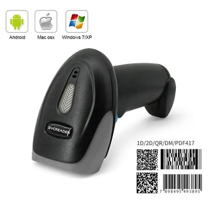 U20 USB Wired Handheld Supermarket Barcode Reader, U20, 1D, 2D, Warehouse, Barcode, QR Code Scanner, CMOS Image, High Speed ​​Decoding