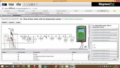 Software de reparación de automóviles HAYNES PRO, diagramas de cableado, datos técnicos, 2015✔LEER DIVAR 