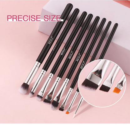BEILI Black Makeup brushes set Professional Natural goat hair brushes Foundation Powder Contour Eyeshadow make up brushes