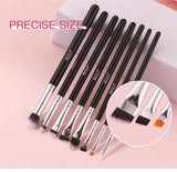 BEILI Black Makeup brushes set Professional Natural goat hair brushes Foundation Powder Contour Eyeshadow make up brushes