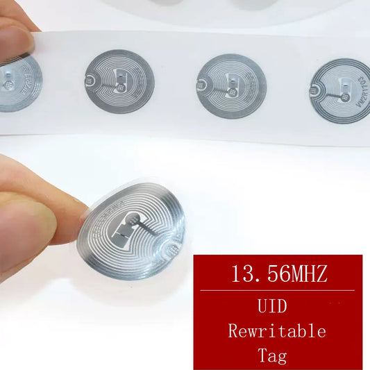 Etiqueta electrónica UID regrabable, clon RFID, tarjeta con chip inteligente intercambiable, reemplazo NFC, NFC, copia, etiqueta de token, 13,56 MHz, 1K 