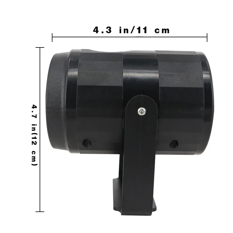USB Powered Rotating Projetor De Natal Padrão Floco De Neve, Luzes LED Do Palco, Iluminação Noturna Ao Ar Livre, Decoração De Natal, 1Pc