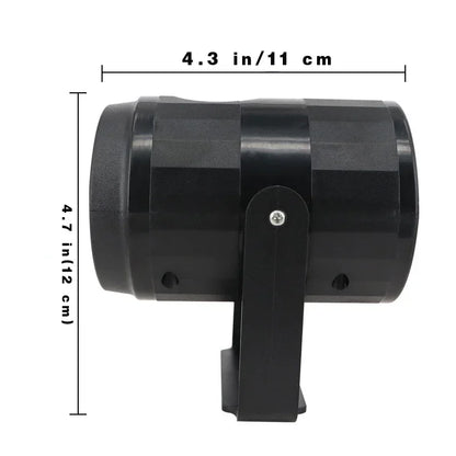 USB Powered Rotating Projetor De Natal Padrão Floco De Neve, Luzes LED Do Palco, Iluminação Noturna Ao Ar Livre, Decoração De Natal, 1Pc