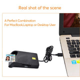 Lector de tarjetas inteligentes UTHAI para tarjetas bancarias, USB SIM, IC, ID, EMV, SD, TF, MMC, USB-CCID, ISO 7816, Windows 7, 8, 10, Linux, X02 