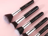 BEILI Black Makeup brushes set Professional Natural goat hair brushes Foundation Powder Contour Eyeshadow make up brushes