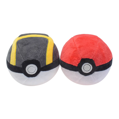 Ultra Pokémon Ball Plush Toys, Bola mestra, Bola grande, Animais de pelúcia, Mochila Cartoon, Brinquedo Decoração Pingente, Aniversário