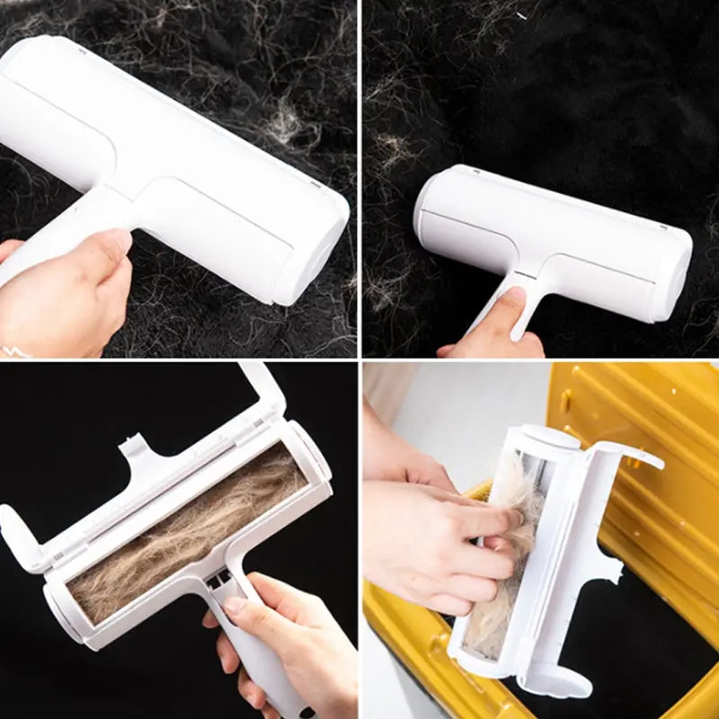Uma Mão Operar Way Pet Cabelo Removedor Rolo Removendo Dog Cat Auto Limpeza Lint Pet Cabelo Removedor Pet Hair Remov Limpeza