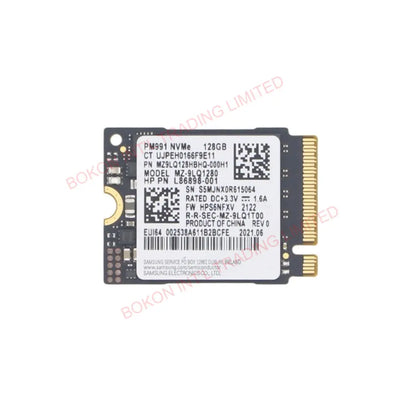 PM991 SSD Internal Solid State Drive M.2 2230 NVME Storage Hard Drive PCIE3.0 for Laptops Tablets PC MZ9LQ128HBHQ 128GB 