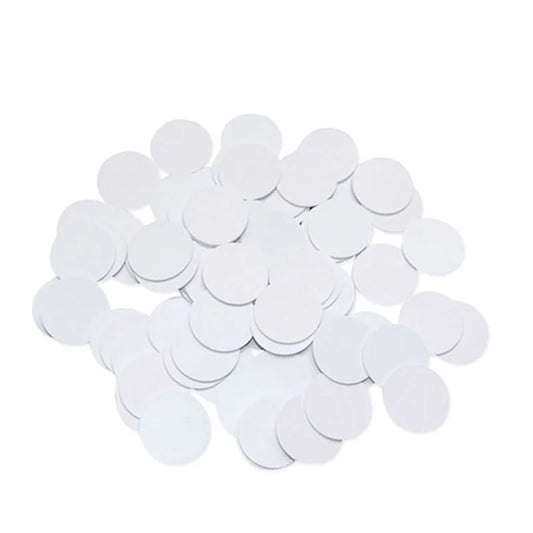 Etiquetas RFID universales para monedas, etiquetas NFC, etiquetas ultraligeras, etiqueta para llave Ntag215, 13,56 MHz, TagMo Forum Ty2, 20 unidades, 50 unidades, 100 unidades 