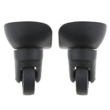 Universal Suitcase substituição rodas, rodízios bagagem, A35-Size L, 2pcs