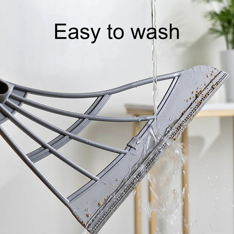 Silicone Broom Cleaner Squeegee Window Washing Multifunctional Home Floor Glass Scraper Hand-push Mirror Cleaning Tools 