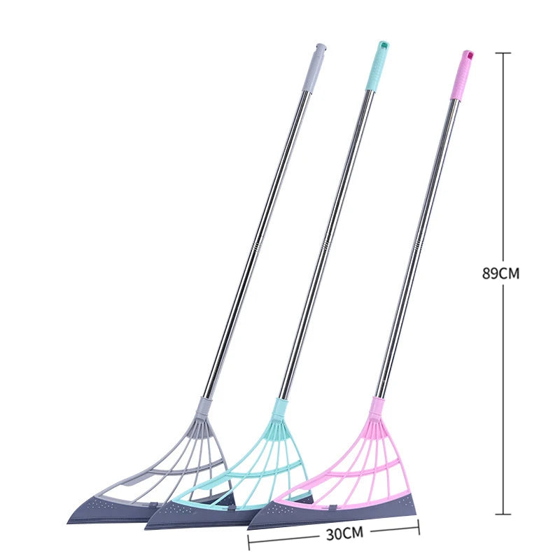 Silicone Broom Cleaner Squeegee Window Washing Multifunctional Home Floor Glass Scraper Hand-push Mirror Cleaning Tools 