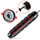 Cuerda para saltar de alta velocidad, de alambre de acero, ajustable, para ejercicio, entrenamiento físico, equipo deportivo para el hogar. 