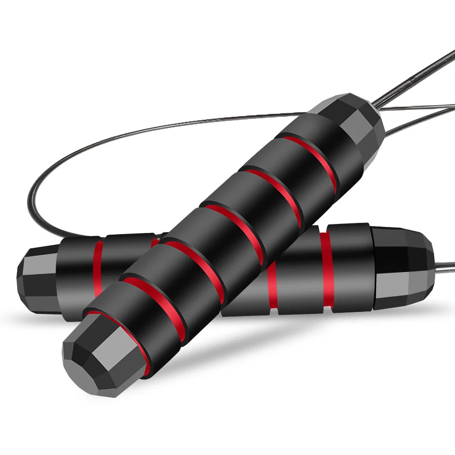 Velocidade rápida pular corda fio de aço pular corda exercício ajustável corda de salto fitness treino treinamento equipamentos esporte em casa