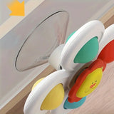 Baby Spinning Suction Cup Hand-Eye Coordination Educational Training Bath and Travel Toy Birthday and Christmas Gift 3pcs 
